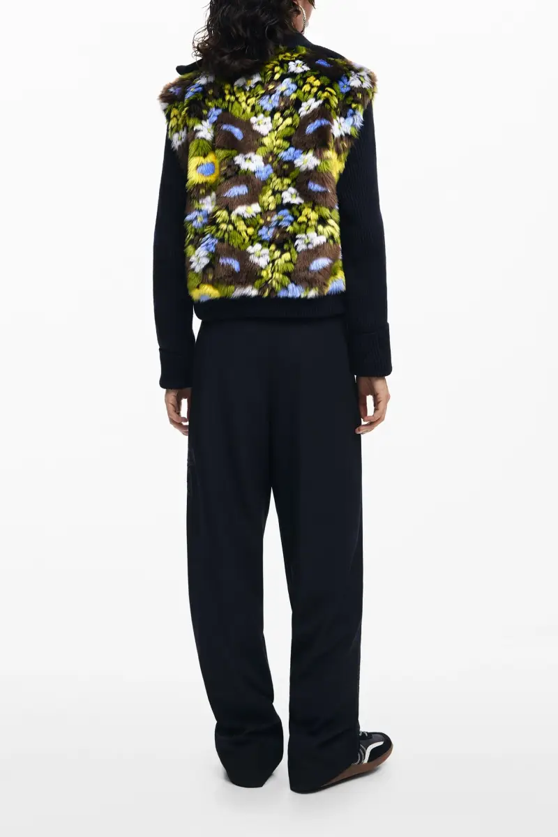 Giacca combinata a fiori BLACK miniatura 2