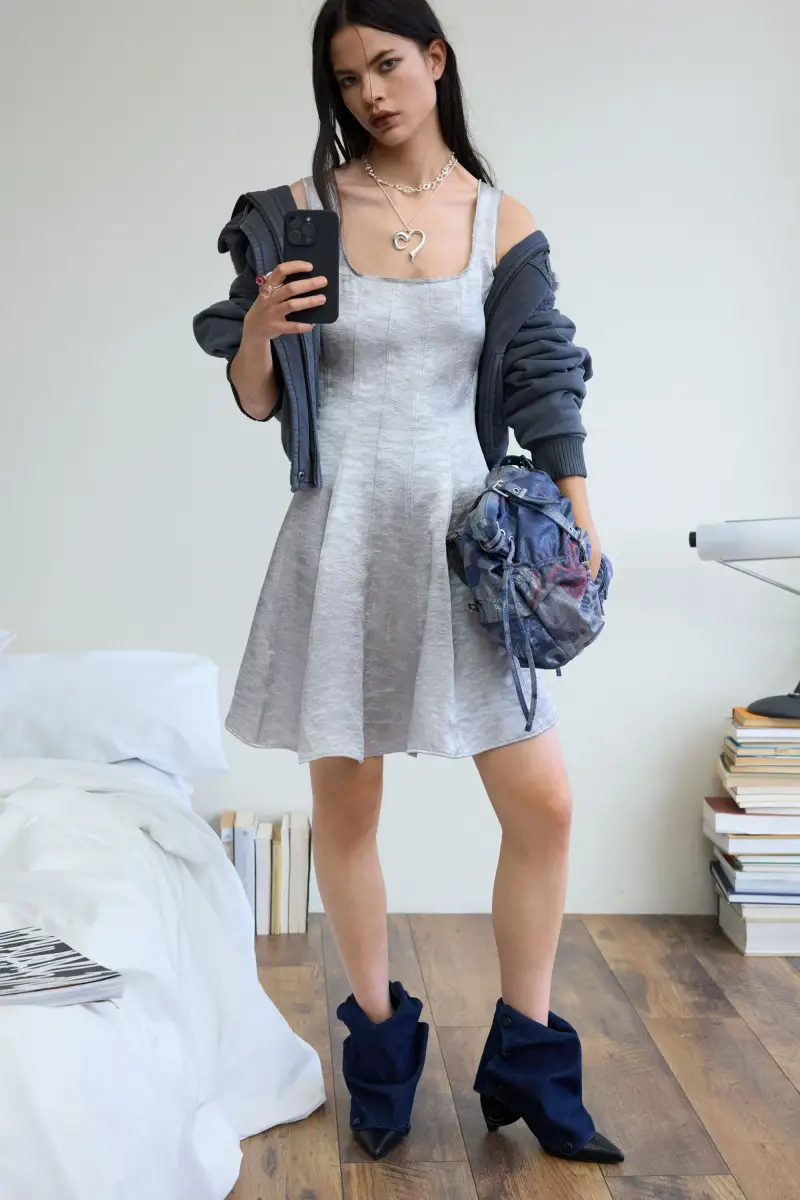 Giacca con cappuccio e pelliccia BLACK miniatura 2