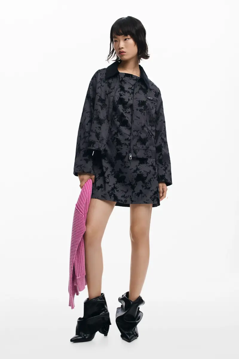 Giacca corta folcada BLACK miniatura 2