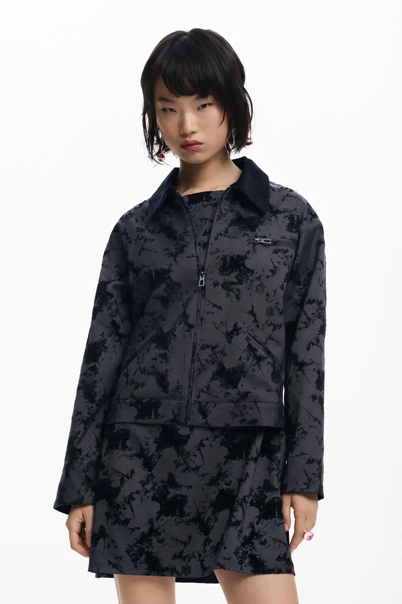 Giacca corta folcada BLACK