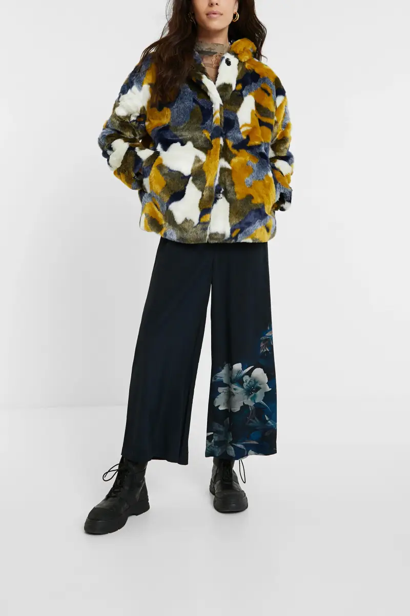 Giacca corta peluche GREEN miniatura 2