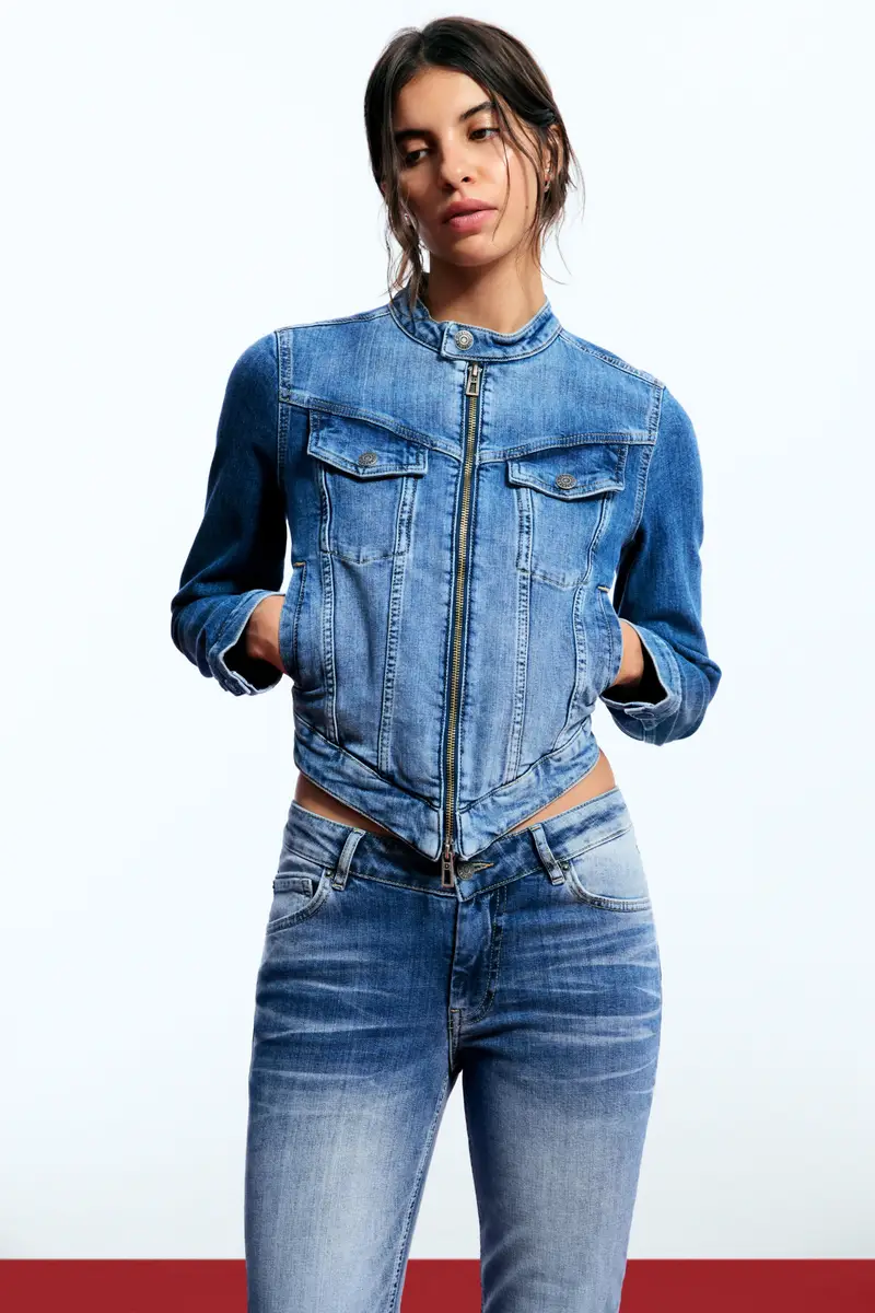 Giacca denim egonlab BLUE miniatura 2