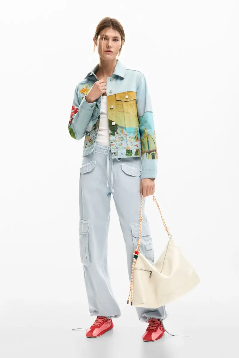 Desigual Jeans Blu 4147680 miniatura 2