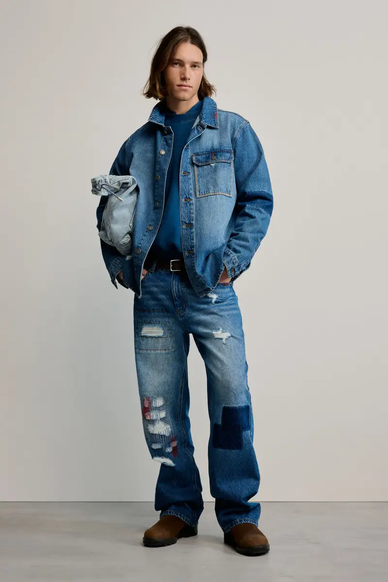 Desigual Jeans Blu 4214707 miniatura 2