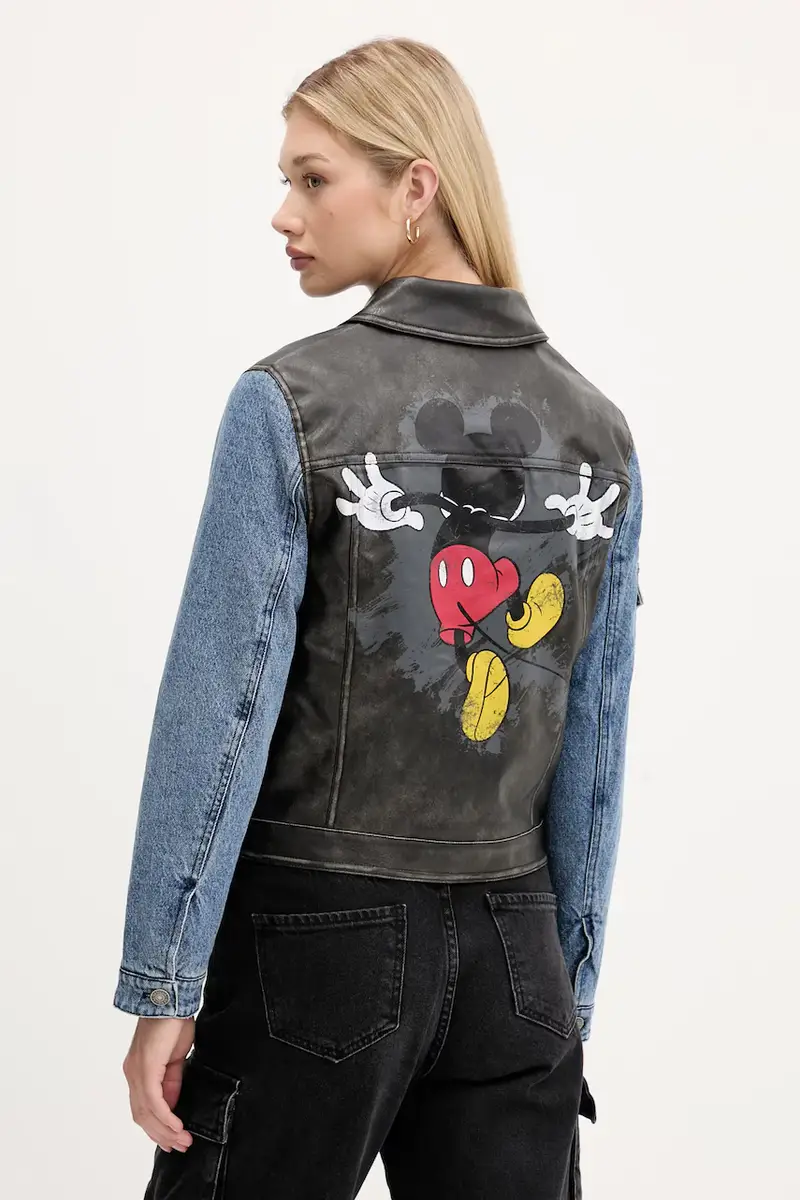 giacca di jeans CONSTRA colore blu 25WWED16 miniatura 3