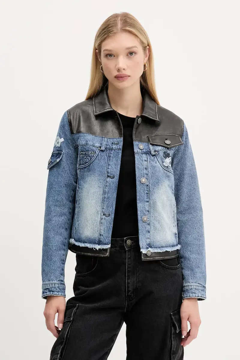 giacca di jeans CONSTRA colore blu 25WWED16