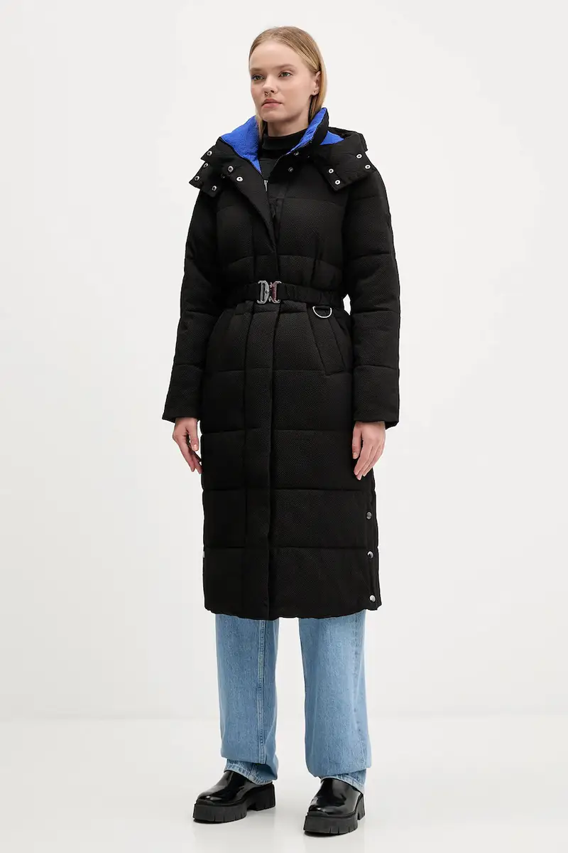 giacca EXTRA CINTURON2 colore nero 25WWEW24