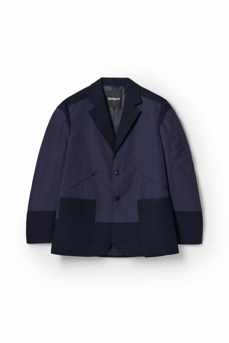 Giacca ibrida tasche BLUE