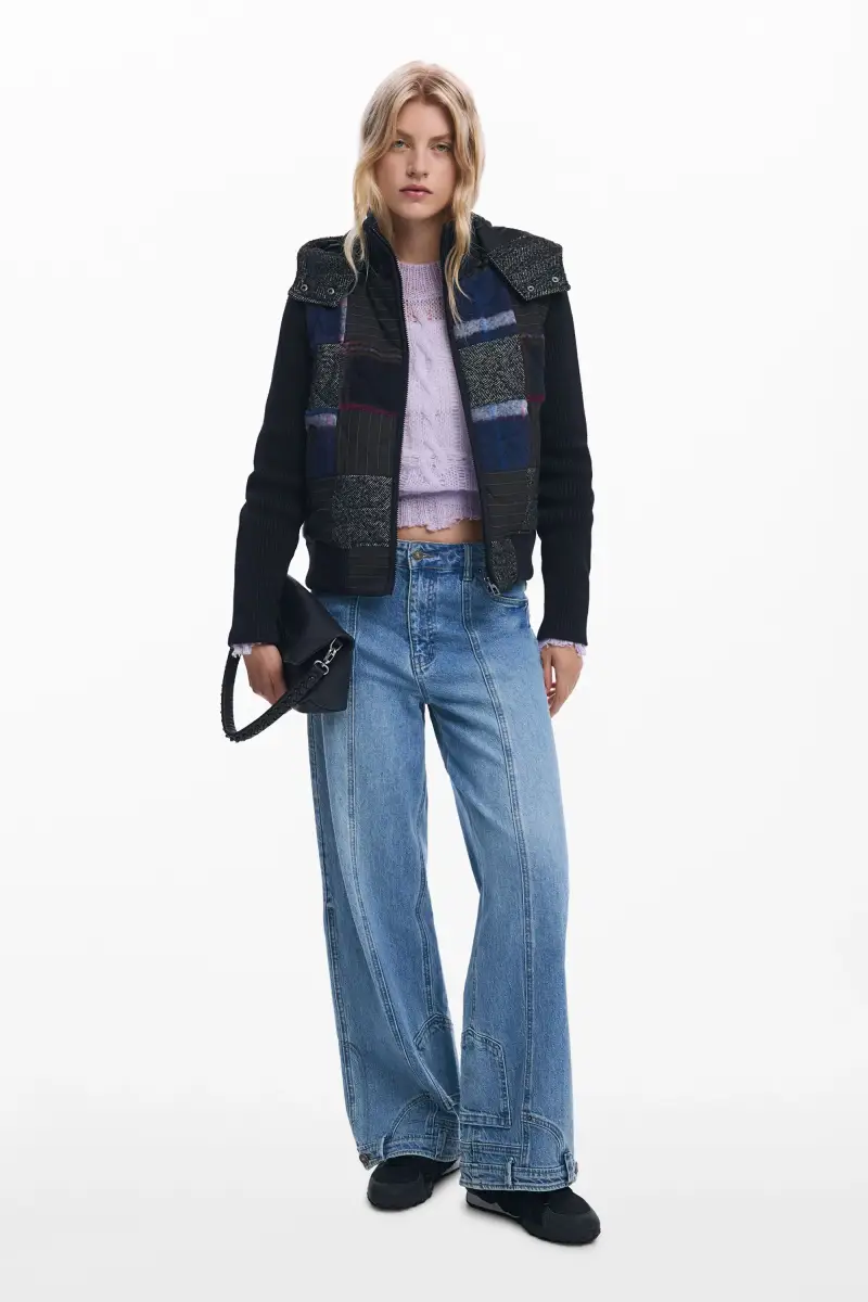 Giacca imbottita rimovibile BLACK