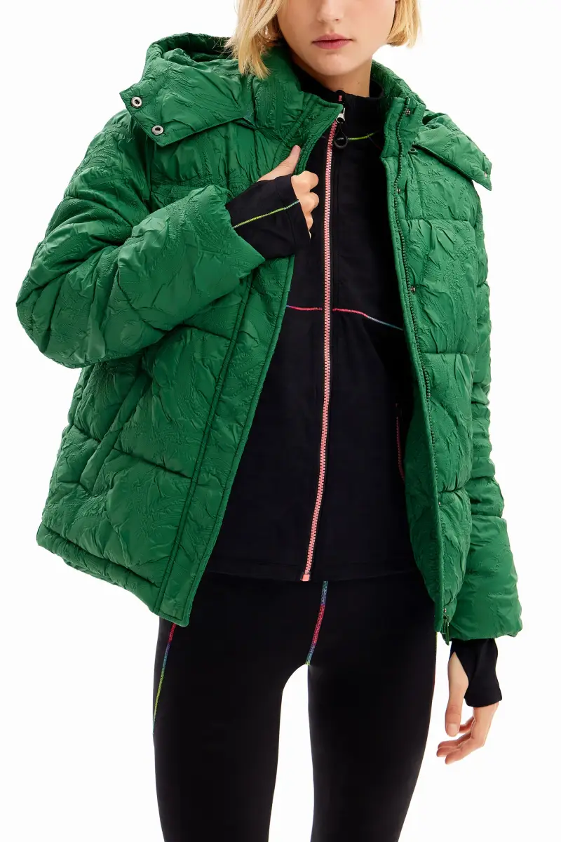 Giacca imbottita testurizzata GREEN miniatura 2