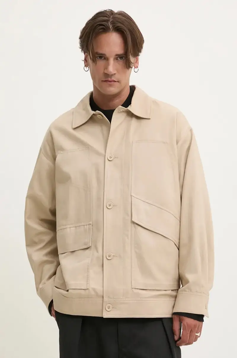 giacca in cotone IDAHO colore beige 24WMEW10