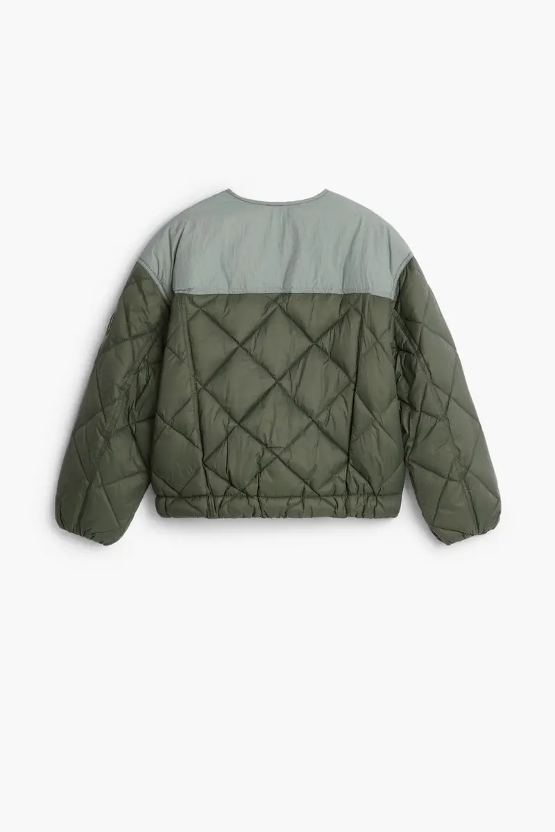 Giacca in nylon trapuntata WHITE miniatura 2