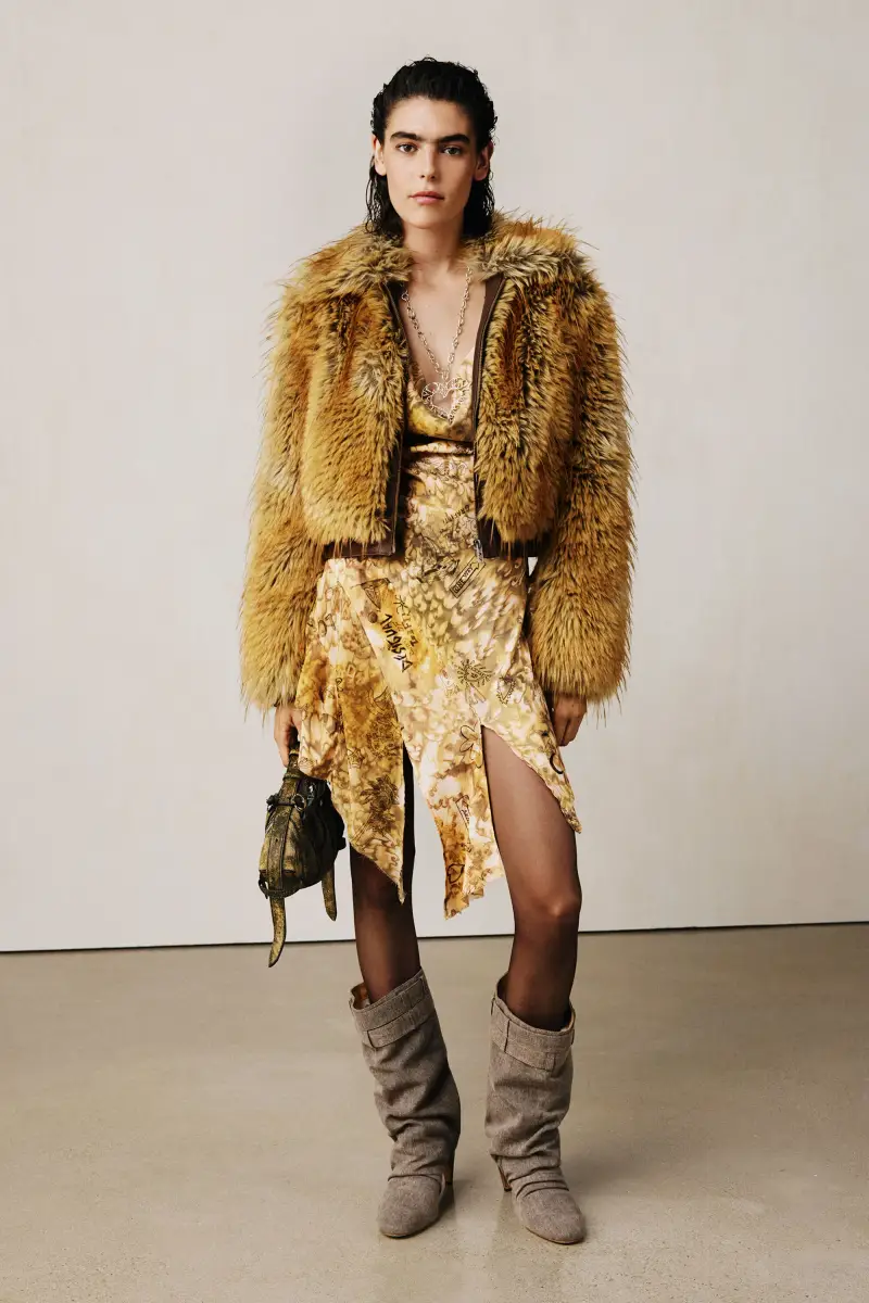 Giacca in pelliccia studio BROWN miniatura 2