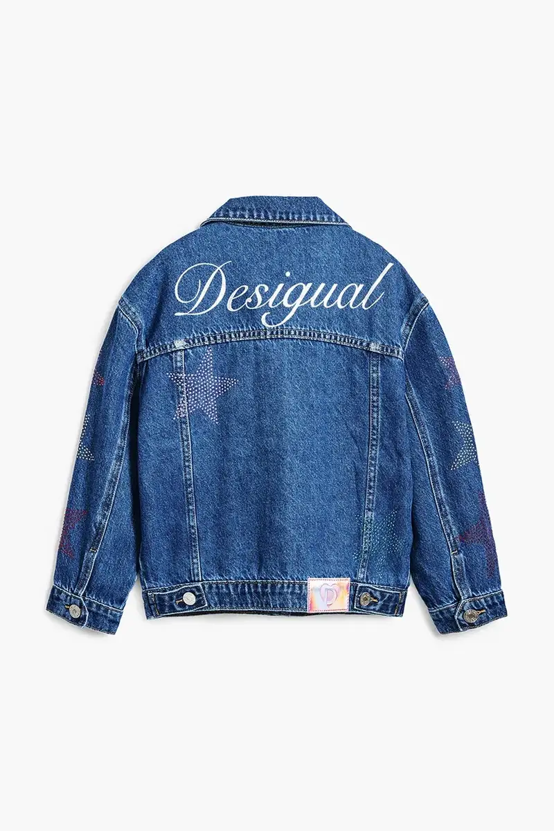 giacca jeans bambino/a colore blu navy 25SGED02 miniatura 3