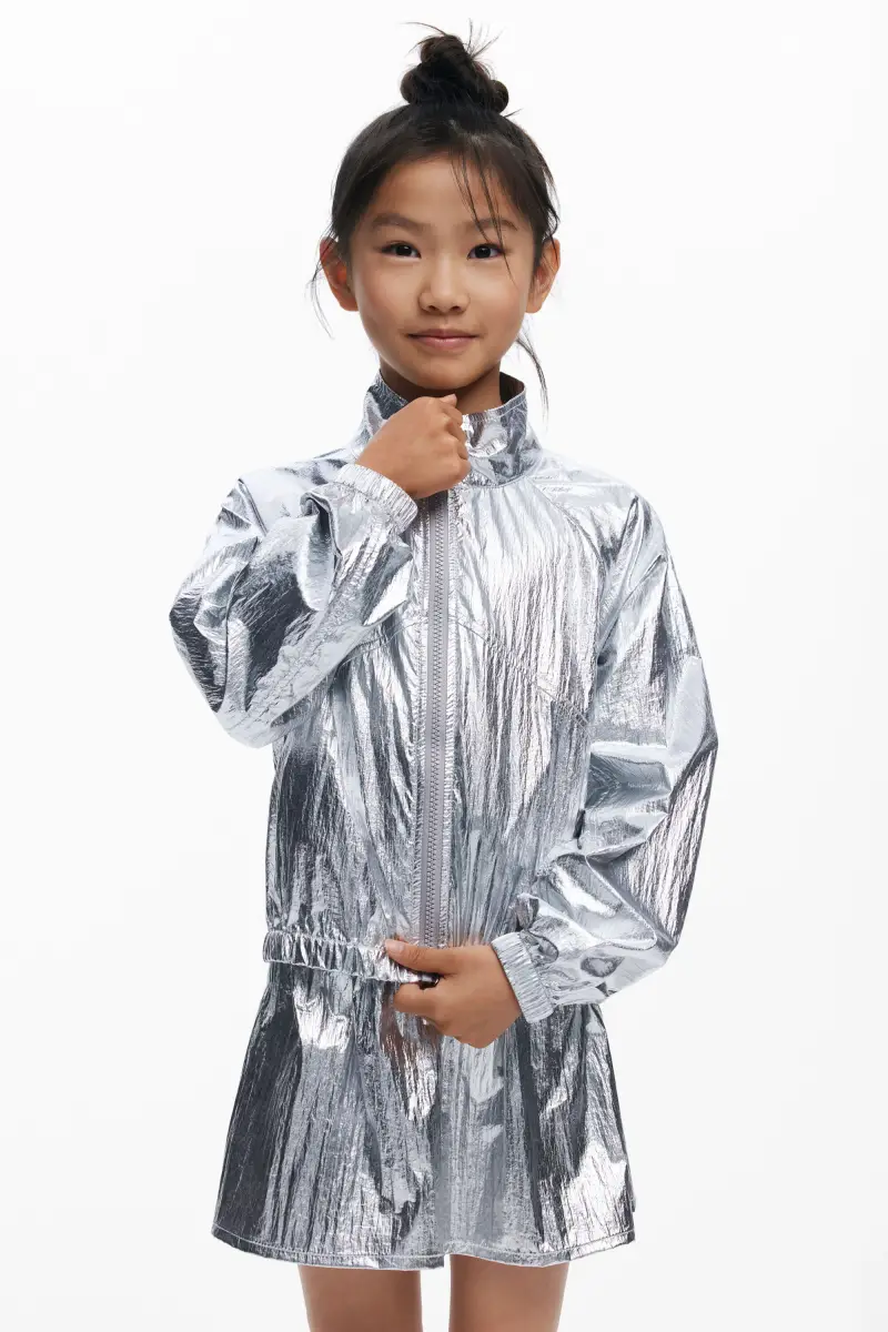 Giacca reversibile argento BLACK