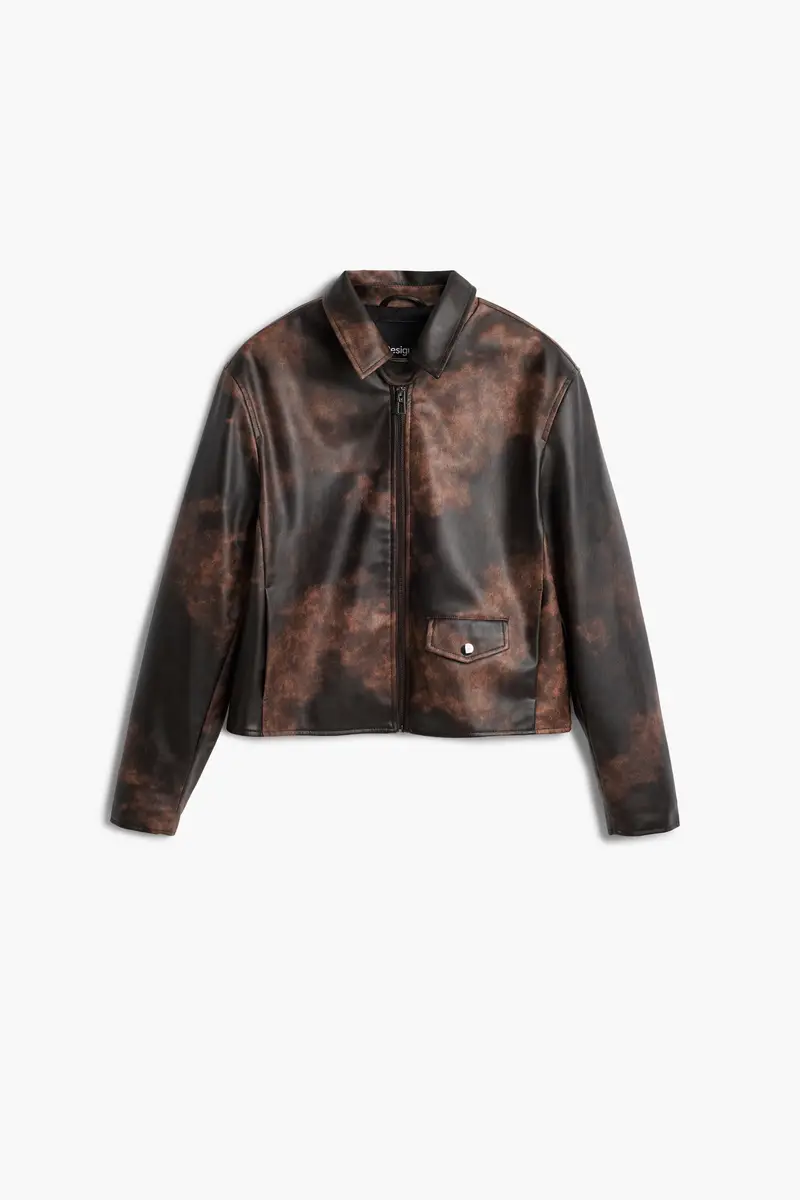 Giacca tie-dye BROWN