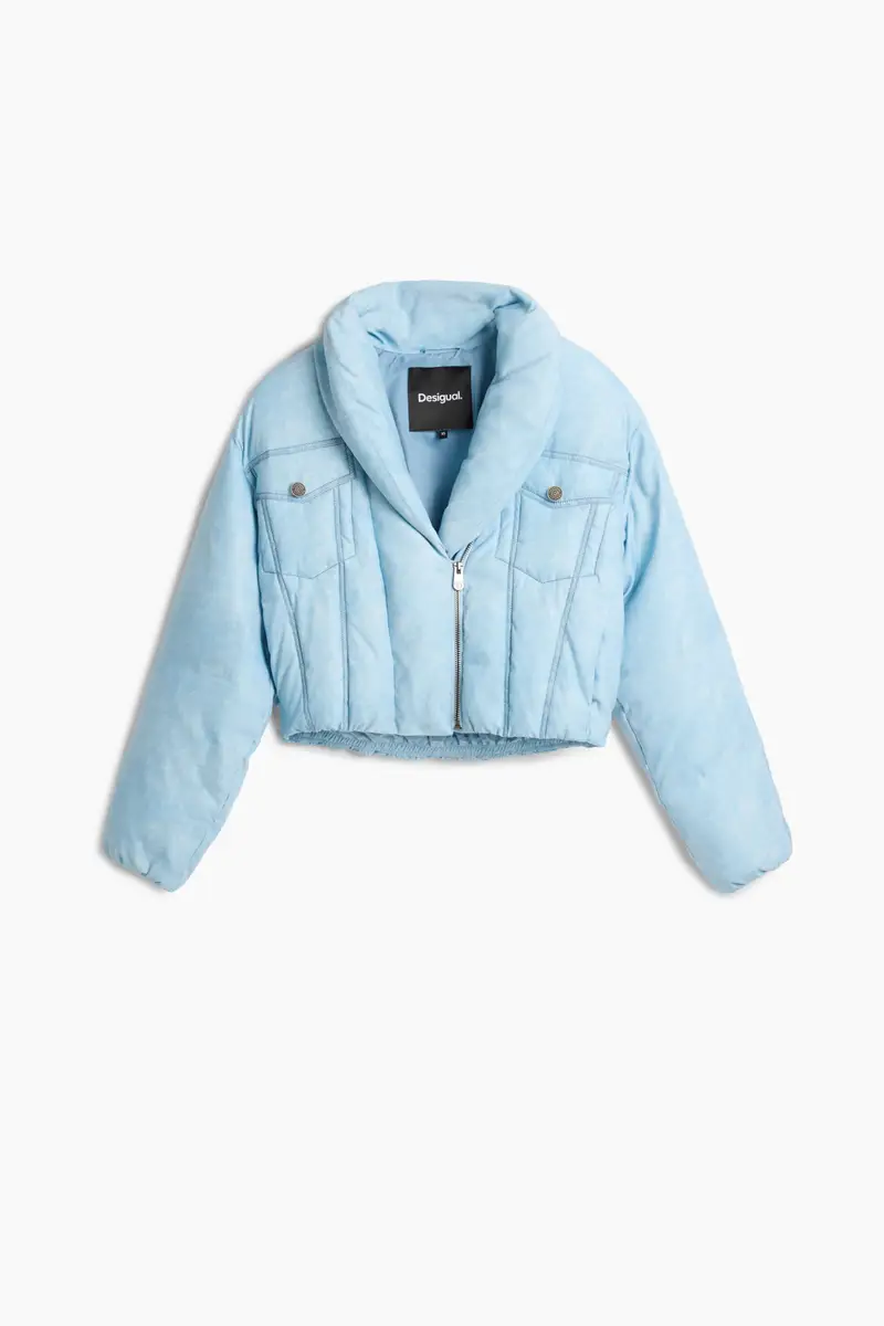 Giacca trapuntata corta BLUE