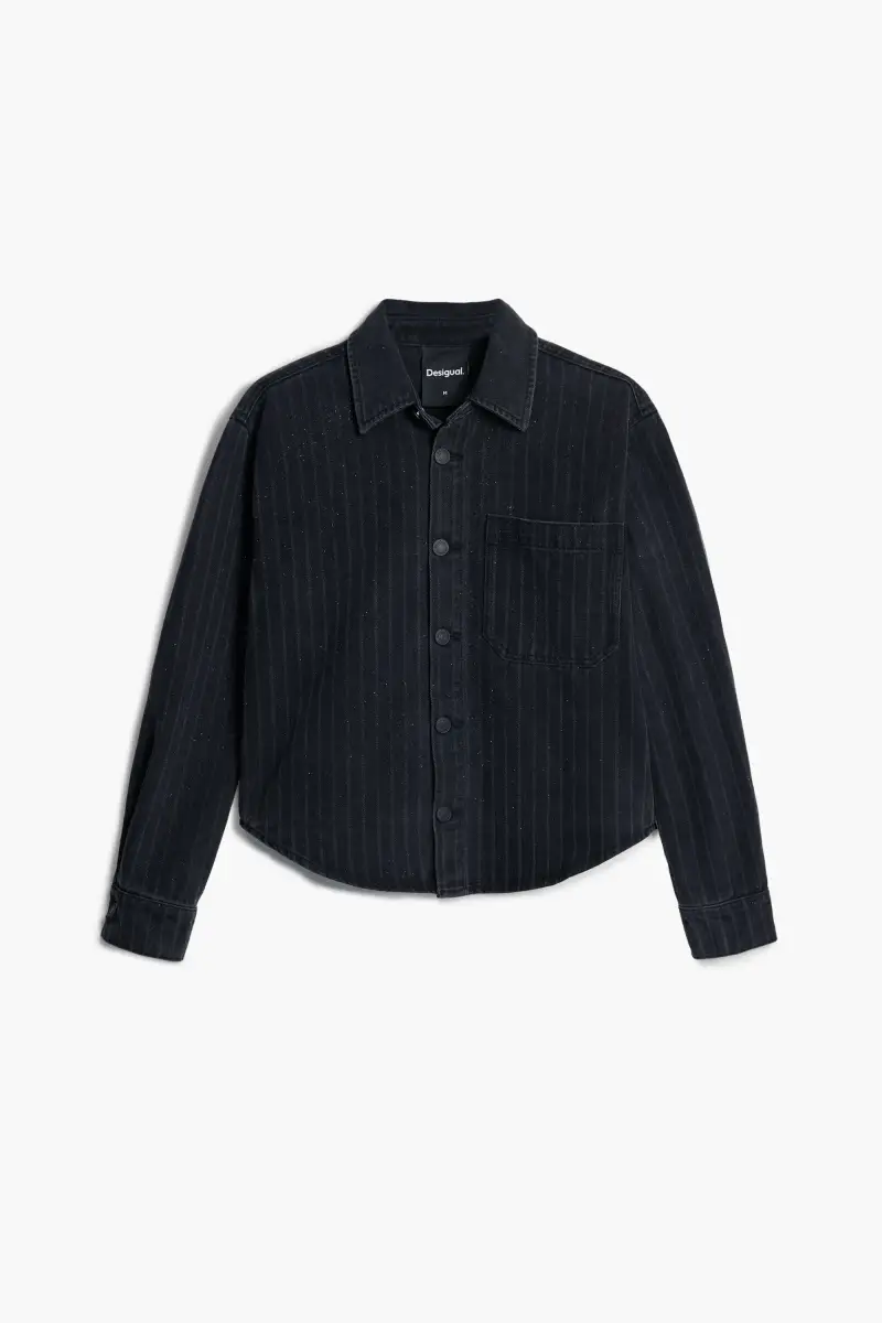 Giacca trucker in denim BLUE