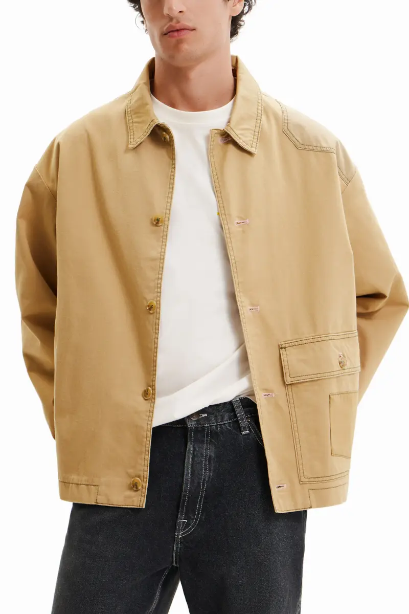 Giacca Work patch WHITE miniatura 2