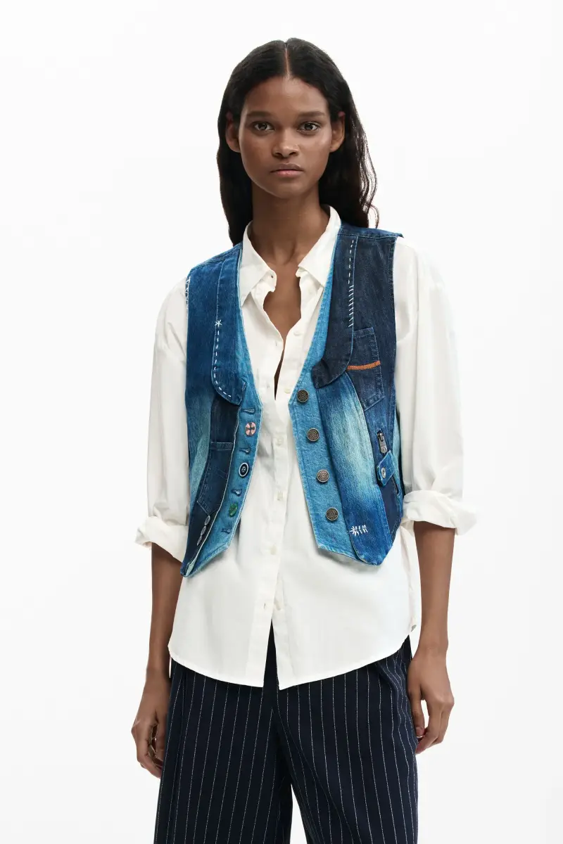 Desigual Gilet Denim 4243222