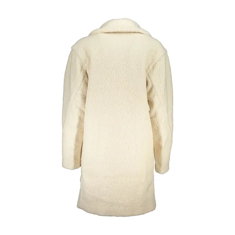 Giubbotto Maniche Lunghe Cappotto Donna Bianco Logo miniatura 2