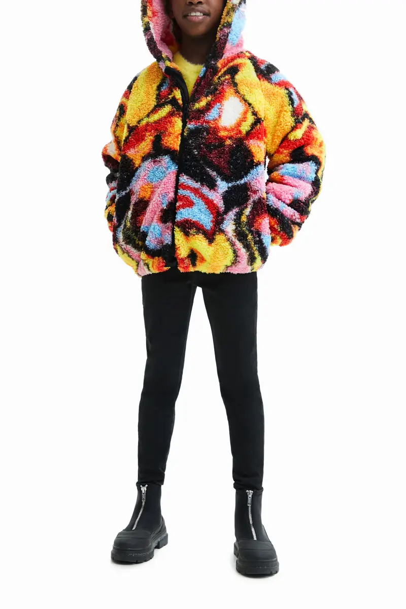 Giubbotto montone stampa digitale RED miniatura 2