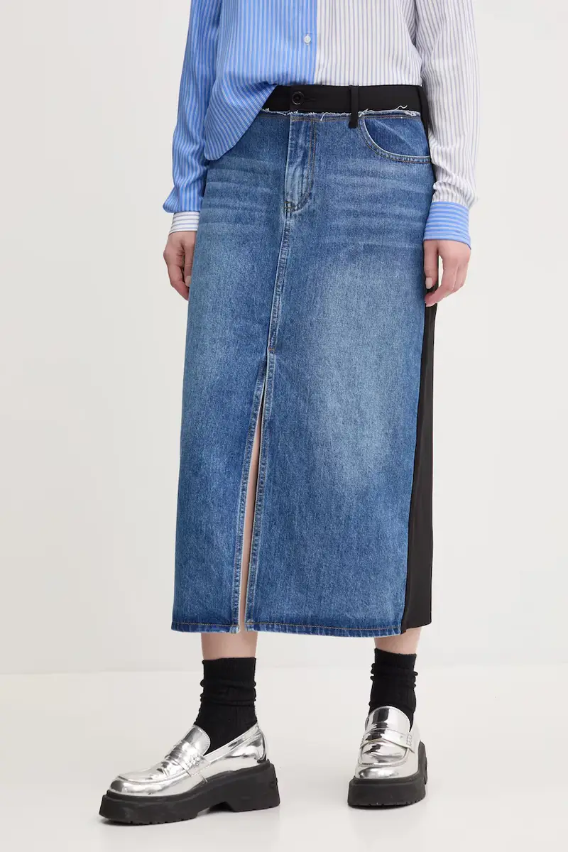 gonna CERVANTES colore blu 25SWFD02