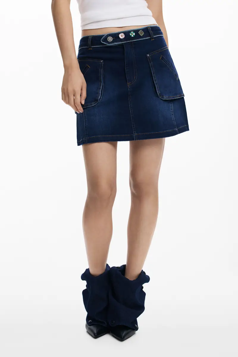 Desigual Jeans Blu 2500897 miniatura 2