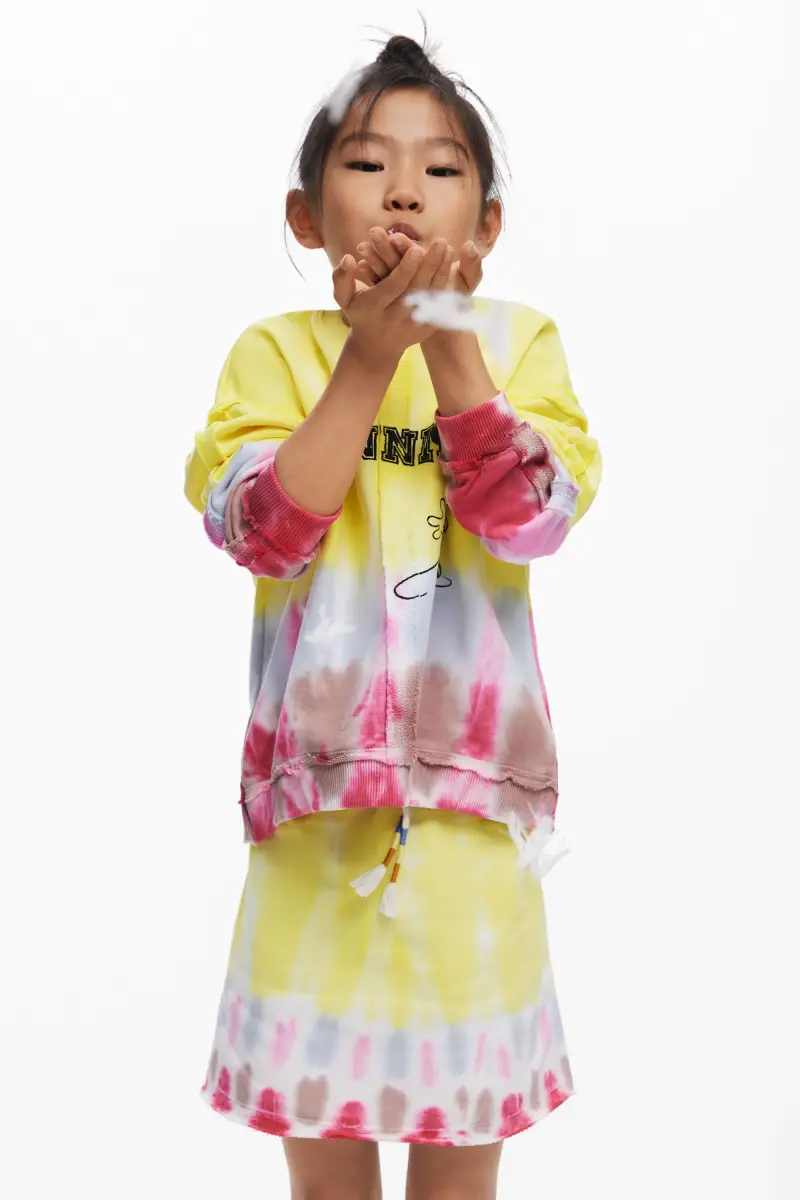 Gonna corta tie-dye MATERIAL FINISHES