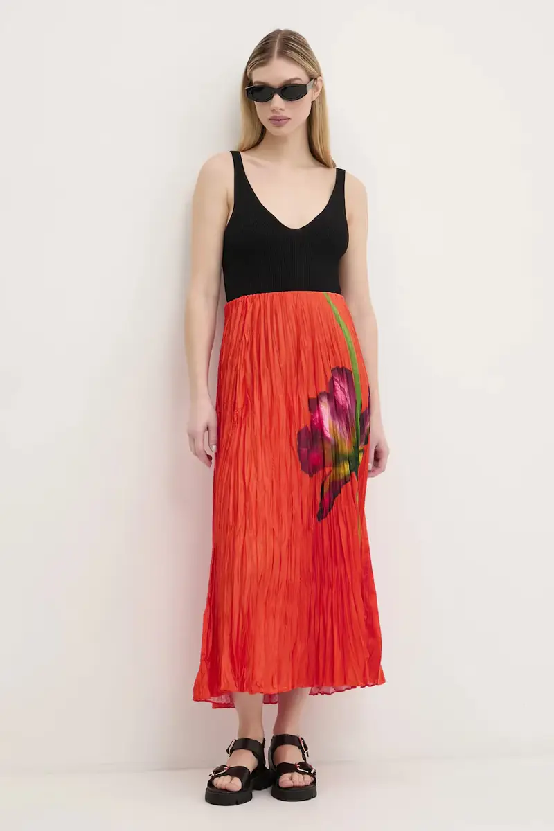 gonna FOLLET colore arancione 25SWFW06 miniatura 2