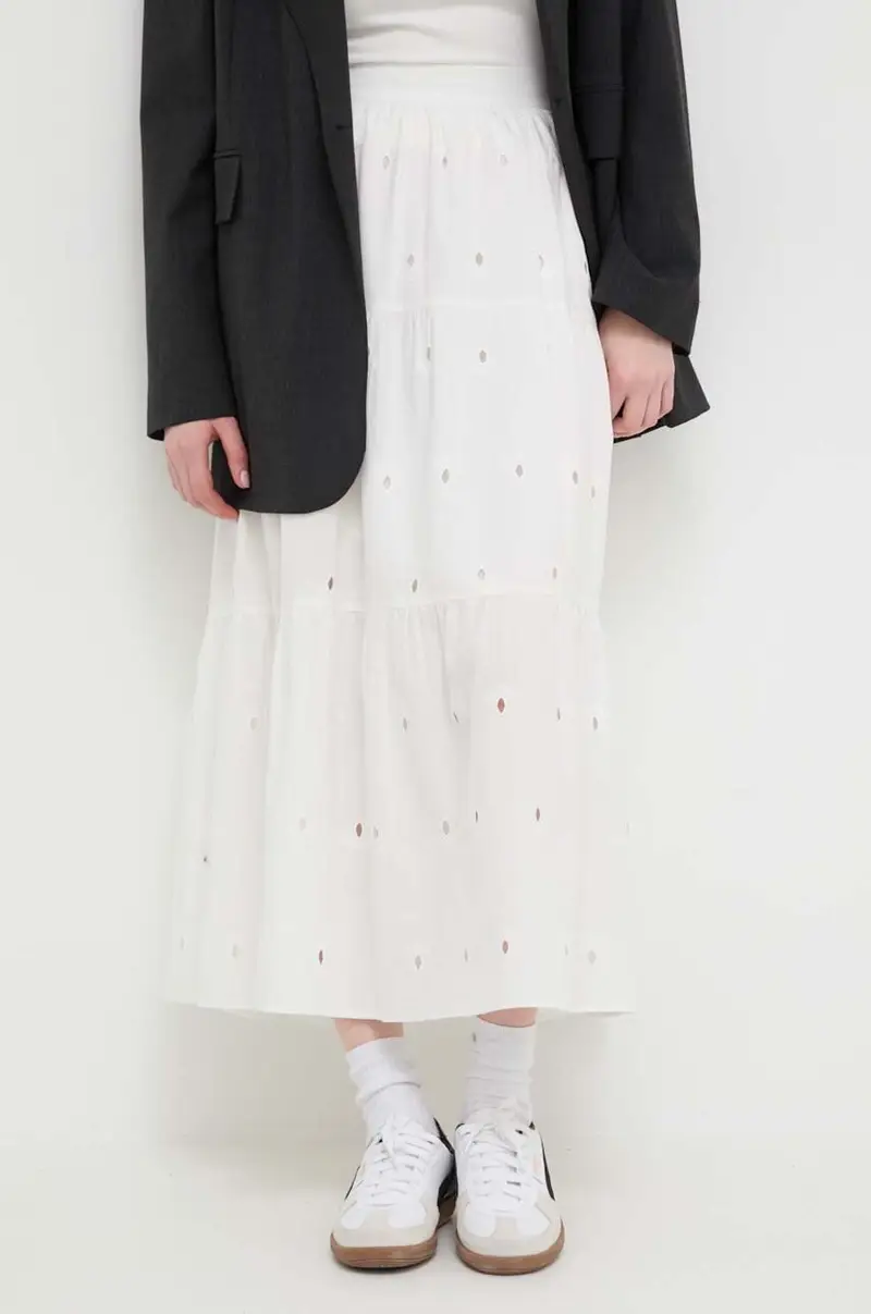 gonna in cotone VICENZA colore beige 24SWFW05