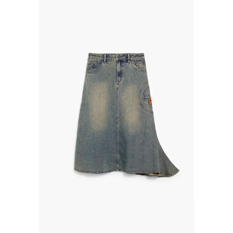 Gonna in denim da donna Desigual Enola