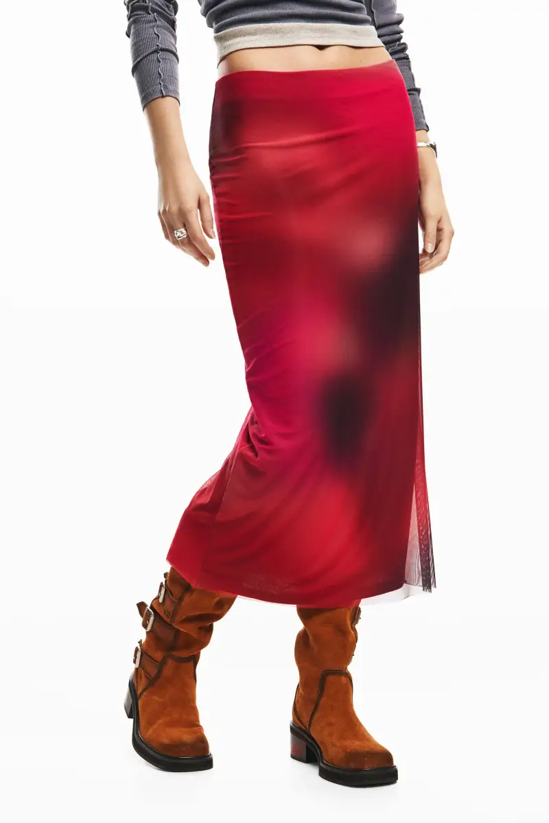 Gonna midi in tulle RED miniatura 2