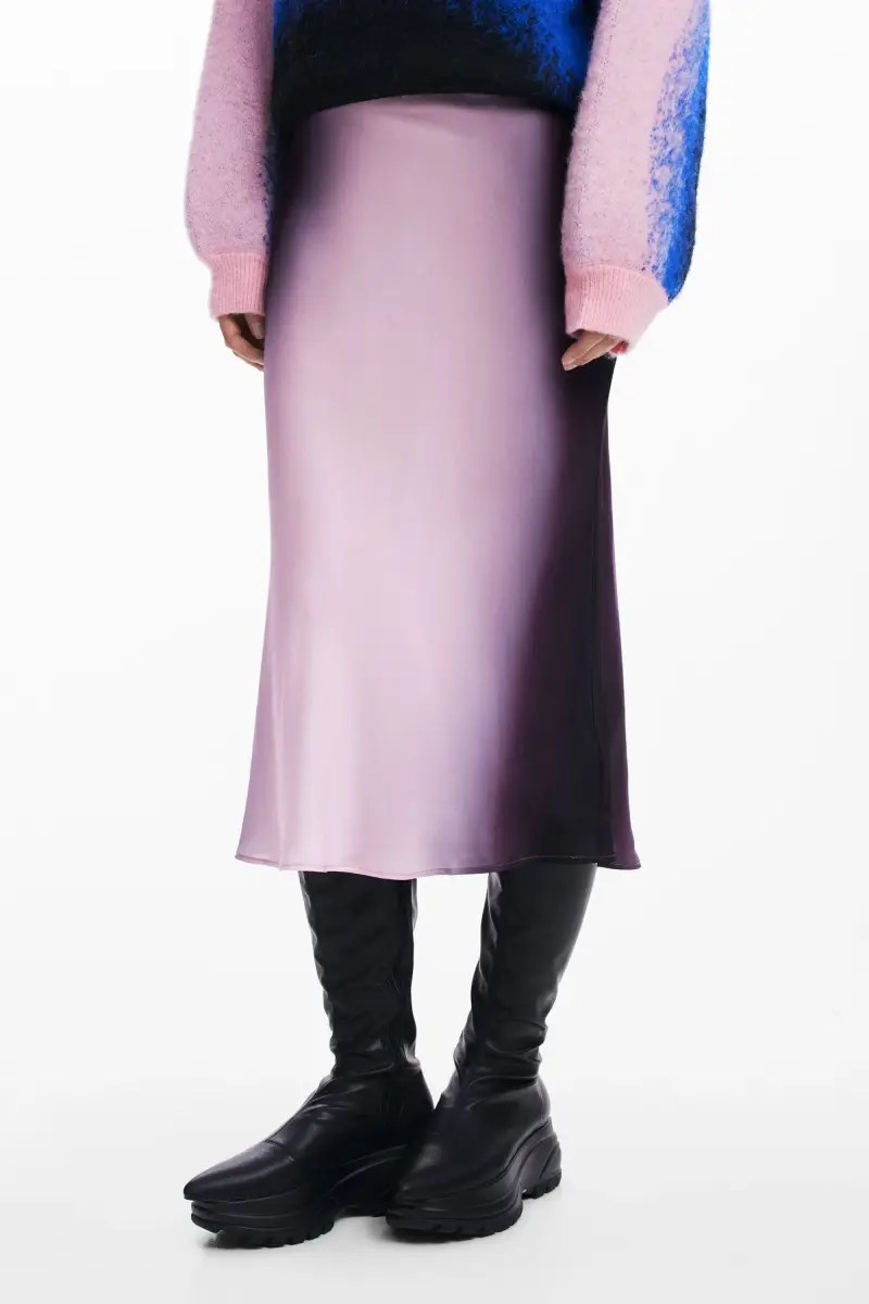 Gonna midi Maitrepierre RED miniatura 2