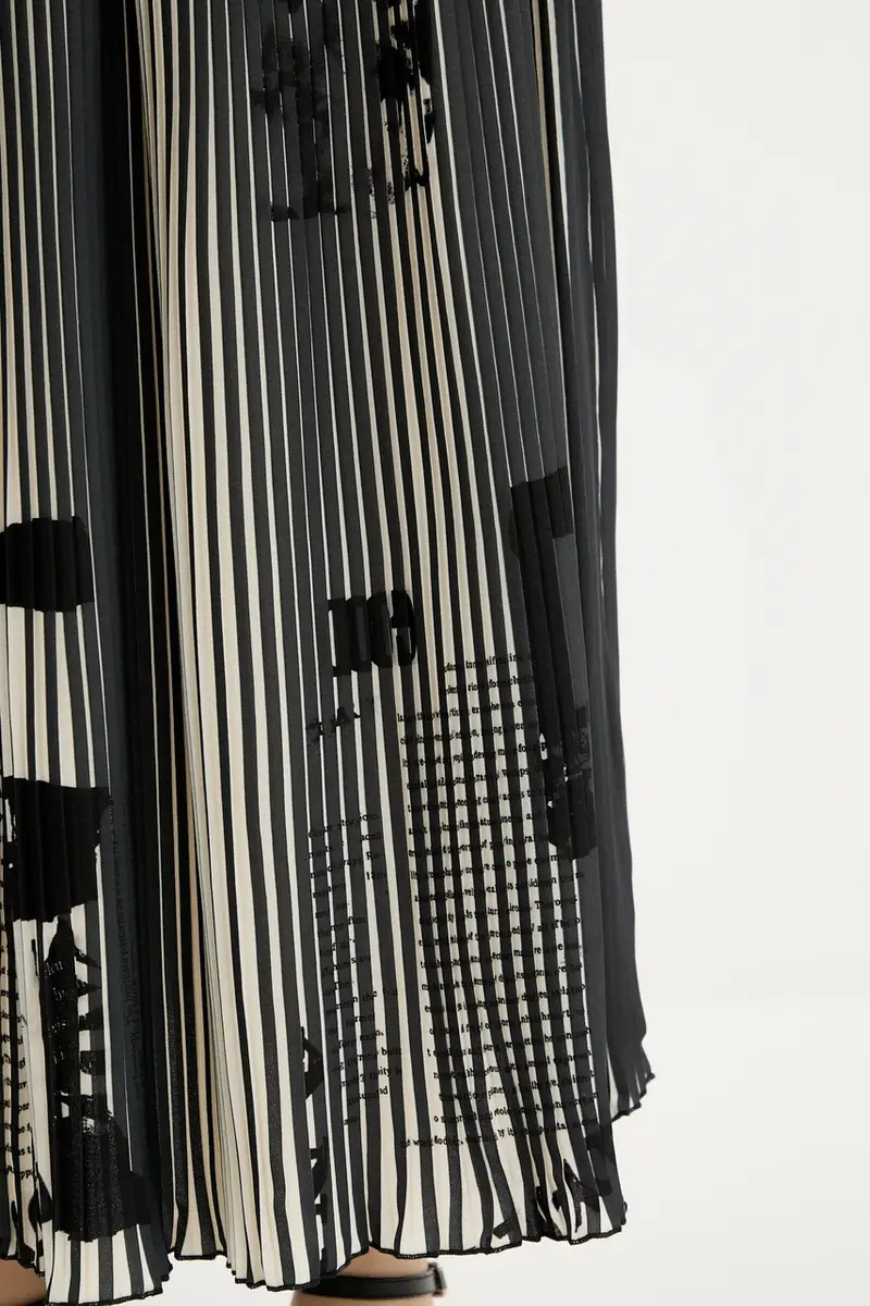 gonna NEWSPAPERS colore nero 25WWFW09 miniatura 4