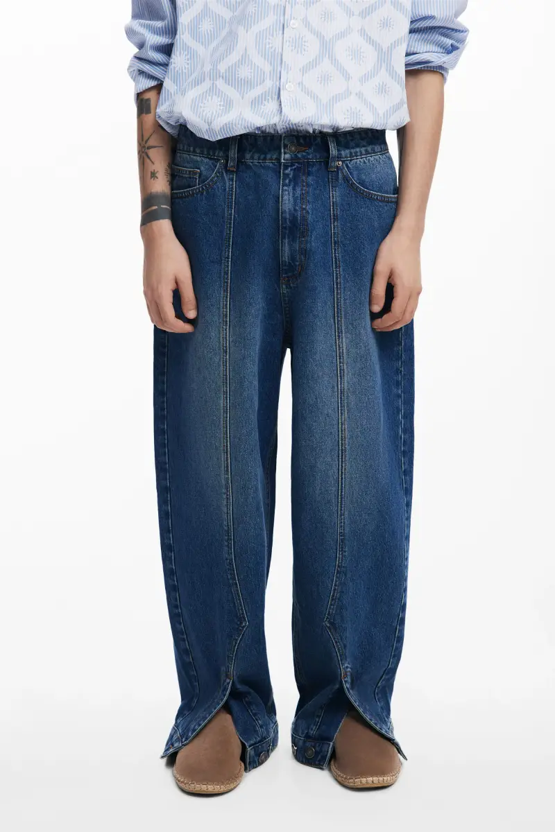 Desigual Jeans Blu 3612336 miniatura 2