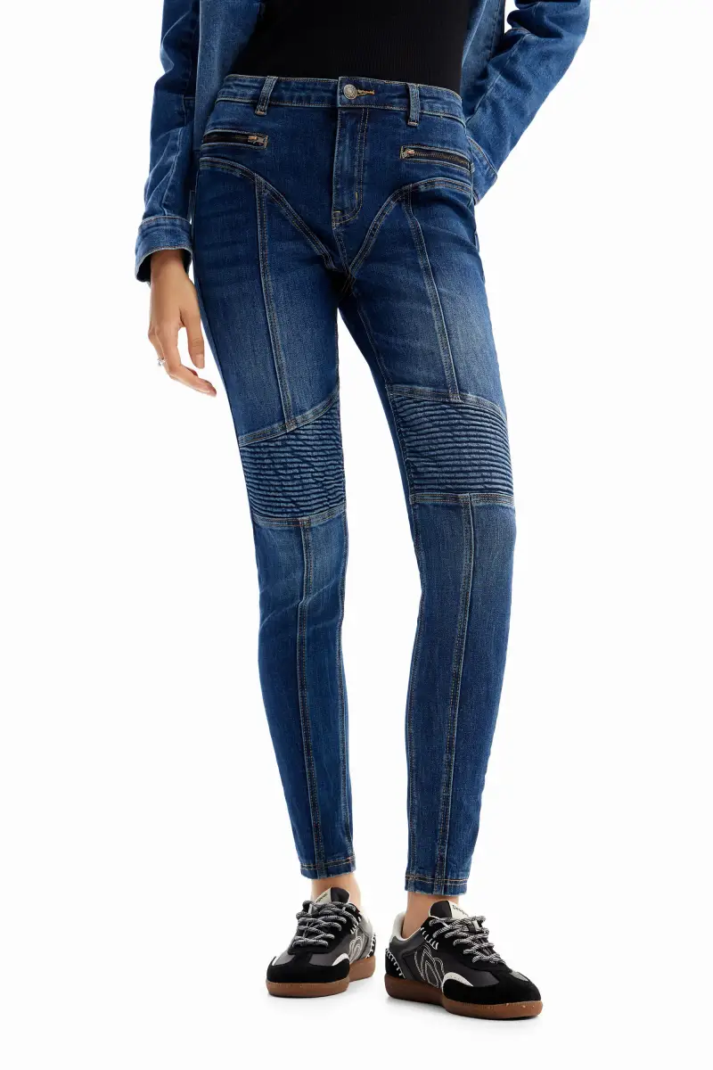 Desigual Jeans Blu 3839569 miniatura 2