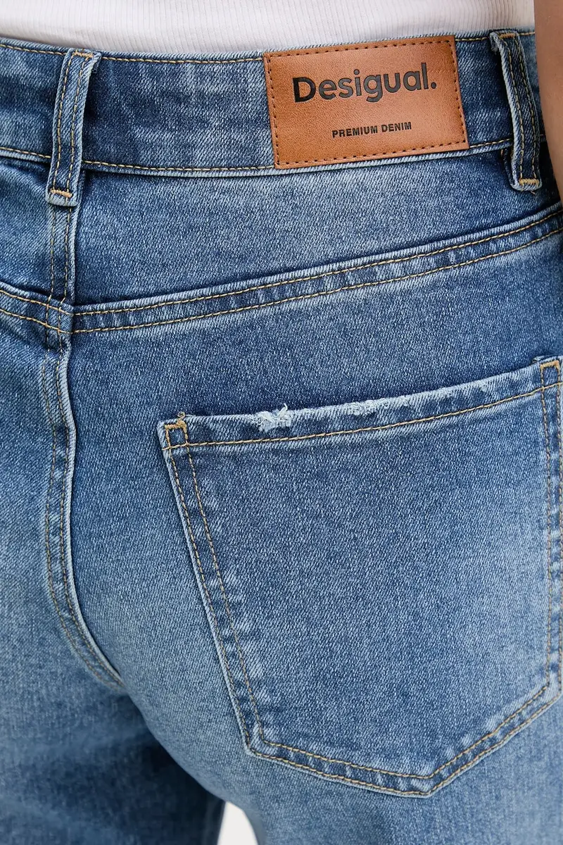 Desigual Jeans Donna Blu 3767051 miniatura 4