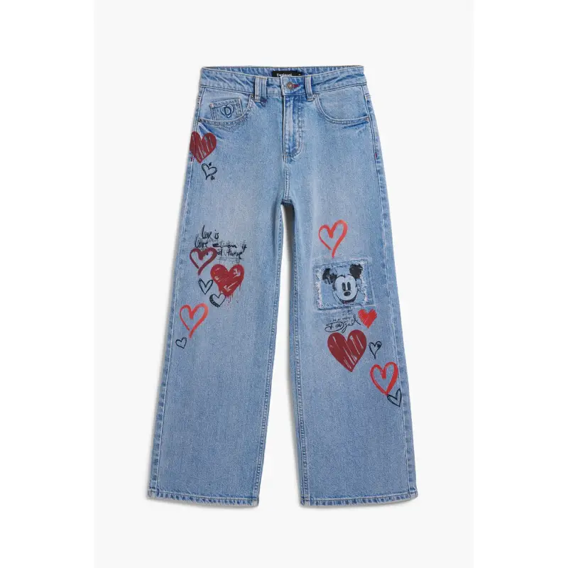 Jeans da donna Desigual Mickey