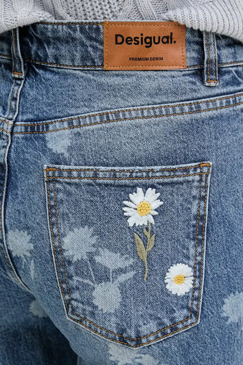 Desigual Jeans Donna Blu 3767060 miniatura 4