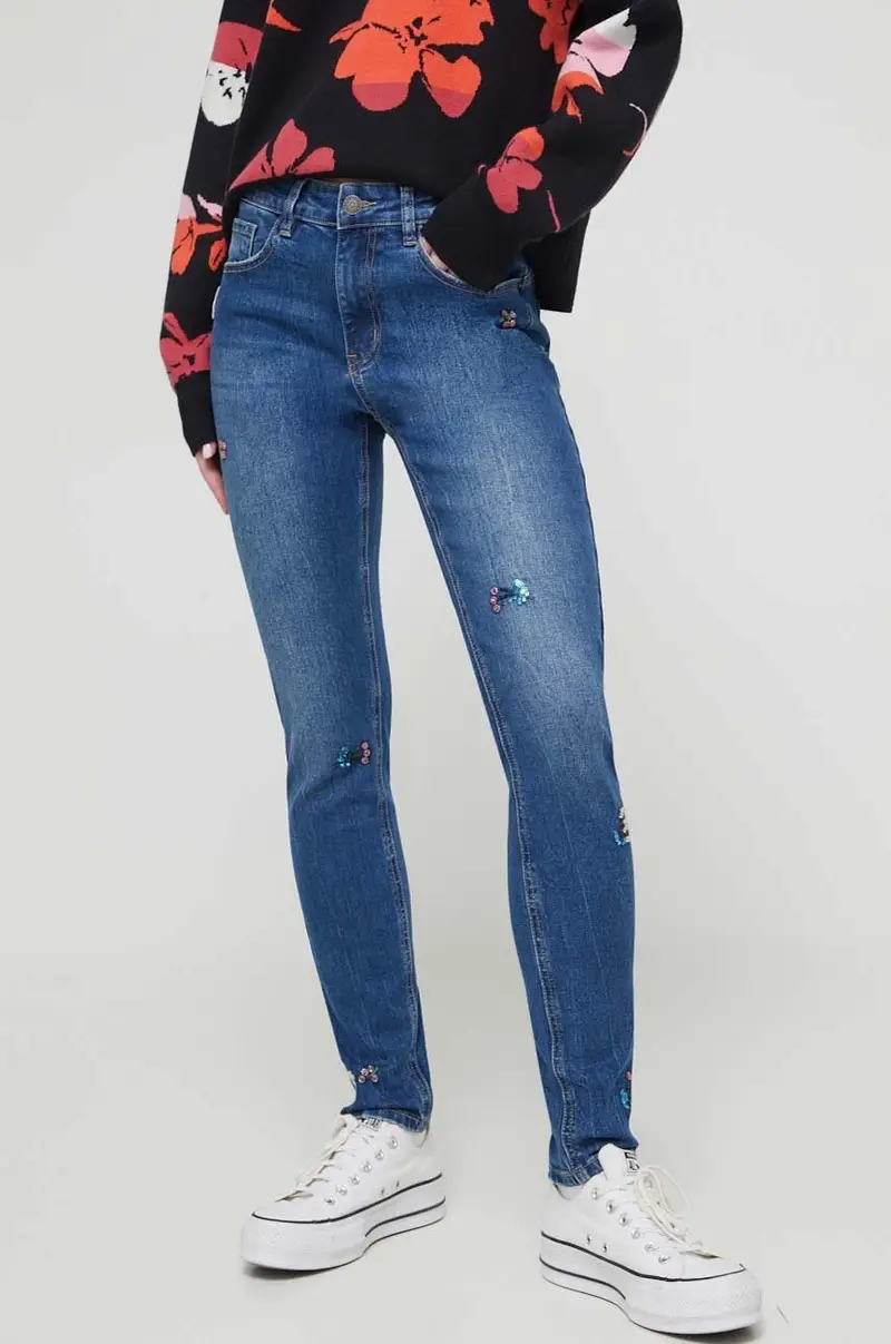 Desigual Jeans Donna Blu 2220380