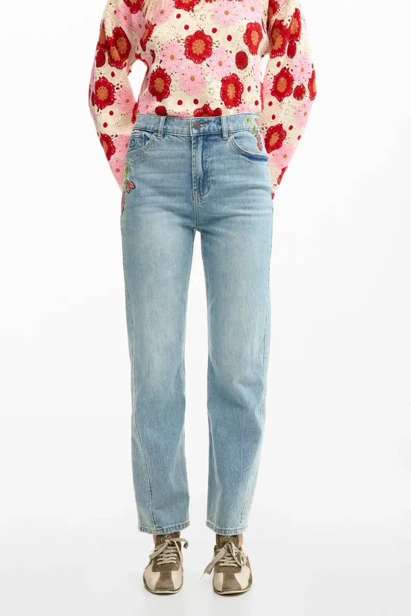 Desigual Jeans Blu 4191805 miniatura 2