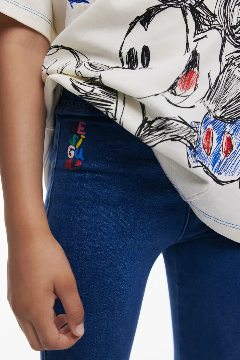 Desigual Jeans Blu 3976500 miniatura 2