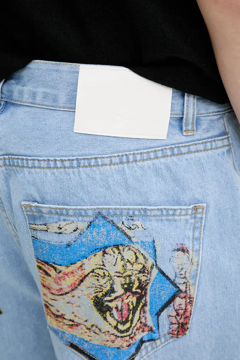 Desigual Jeans Uomo Blu 3245593 miniatura 4