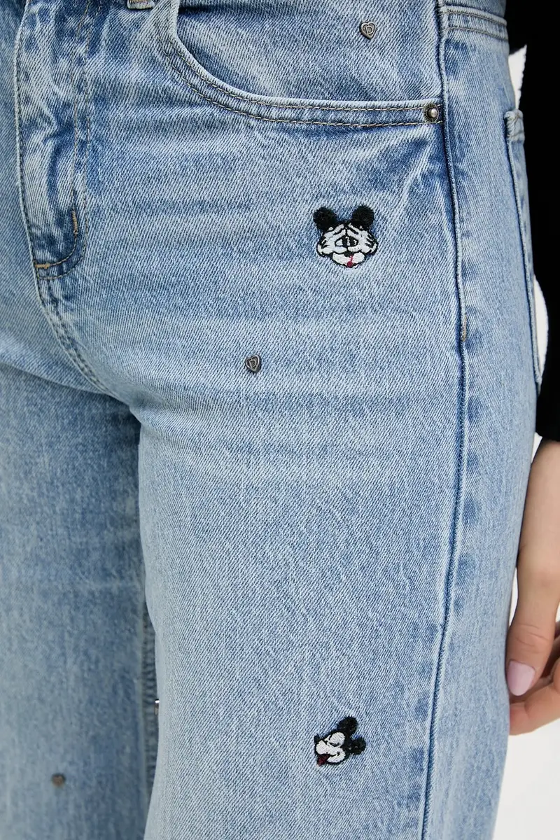 Desigual Jeans Donna Blu 3767100 miniatura 4