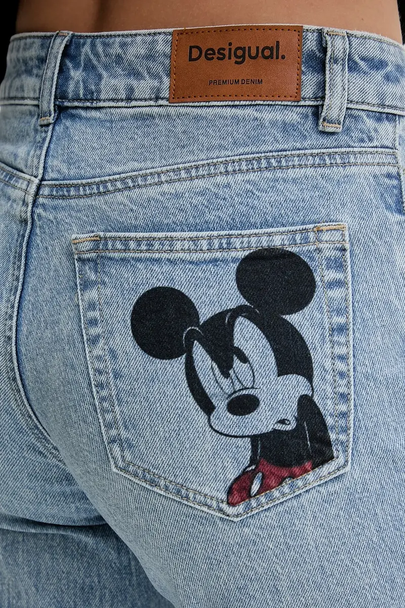 Desigual Jeans Donna Blu 3767100 miniatura 5
