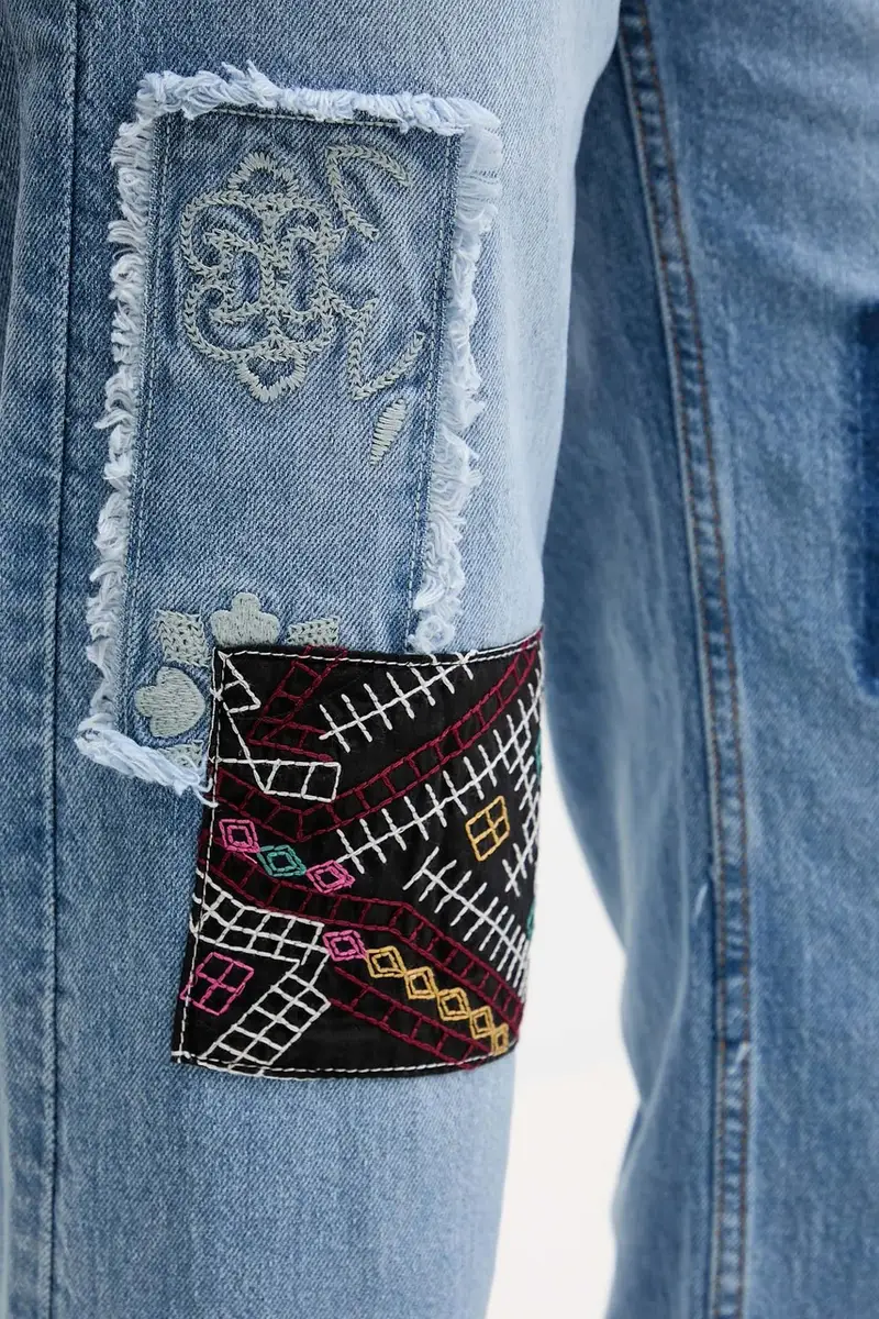 Desigual Jeans Donna Blu 3767102 miniatura 4