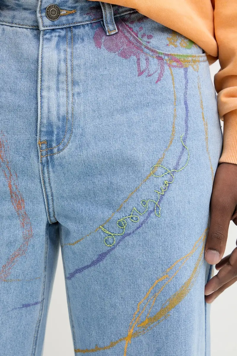 Desigual Jeans Uomo Blu 3245728 miniatura 4