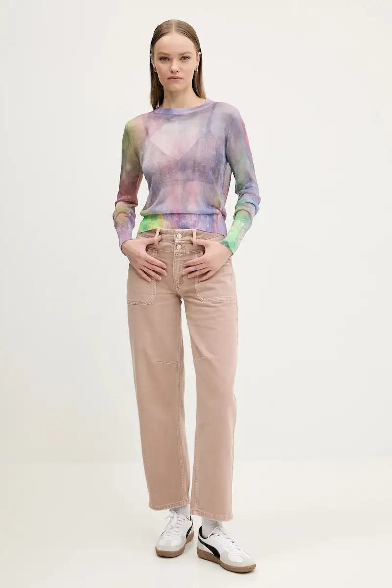 Desigual Jeans Donna Arancione 3287848 miniatura 2