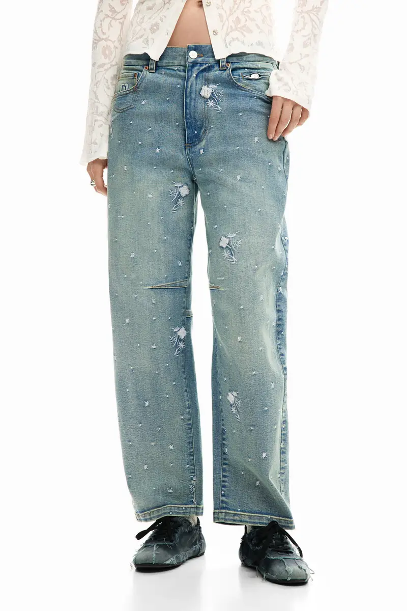 Desigual Jeans Blu 3976512 miniatura 2